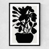 Potted Plant Silhouette I