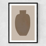 Vase II Narrow Black Frame