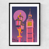 Big Ben Narrow Black Frame
