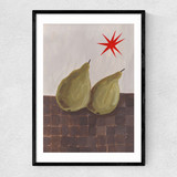 The Pear of Us Narrow Black Frame