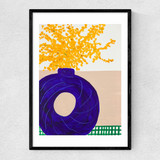 Mimosa Forever Narrow Black Frame