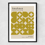 Bauhaus Mosaic Narrow Black Frame