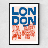London City Narrow Black Frame