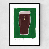 Guinness Narrow Black Frame