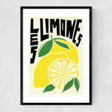 Les Limones Narrow Black Frame