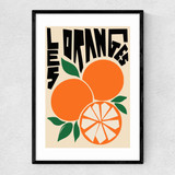 Les Oranges Narrow Black Frame