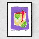 Spicy Margs Narrow Black Frame