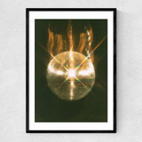 Disco Inferno Narrow Black Frame