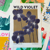 Wild Violet by Eve Print Studio - Art Print - East End Prints Unframed Print