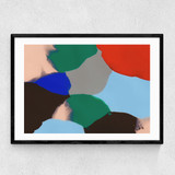Pure Color Narrow Black Frame
