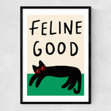 Feline Good Narrow Black Frame