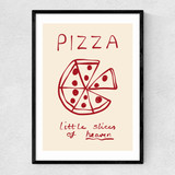 Slices of Heaven Narrow Black Frame