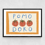 Pomodoro Tomato Narrow Black Frame