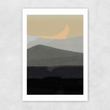 Golden Hills II Unframed Print