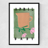 April Baby Narrow Black Frame