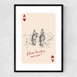 How Lucky Are We Narrow Black Frame