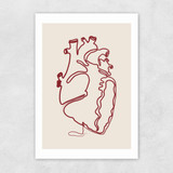 Heart Line Unframed Print