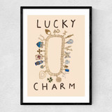 Lucky Charm Narrow Black Frame