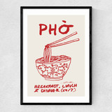 Pho Narrow Black Frame