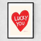 Lucky You Narrow Black Frame