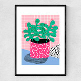 Shredding Narrow Black Frame