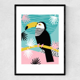 Loopy Narrow Black Frame