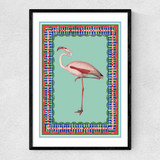 Birdframe Flamingo Narrow Black Frame