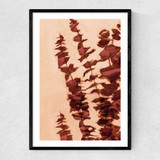 Eucalyptus Painting III Narrow Black Frame