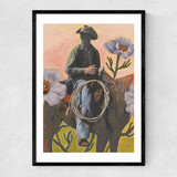 Retro Rodeo Cowboy