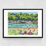 Barton Springs Summer Narrow Black Frame