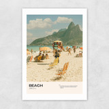 Beach Unframed Print