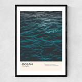 Ocean Narrow Black Frame