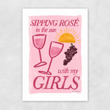 Rose in the Sun with My Girls Unframed Print