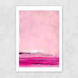 Pink Sweep Unframed Print