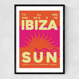 Ibiza Sun Narrow Black Frame