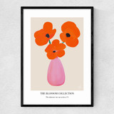 The Blossom Collection IV Narrow Black Frame