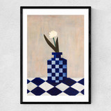 Check the Vase Narrow Black Frame