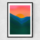 Echo Narrow Black Frame