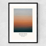 The Solstice Series - Reflections Narrow Black Frame