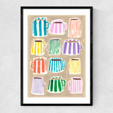 Stripey Coffee Cups