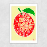 Disco Orange Unframed Print