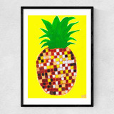 Disco Pineapple Narrow Black Frame
