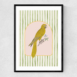 Eccentric Parrot Narrow Black Frame