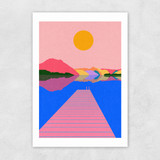 Lake Traunsee Unframed Print