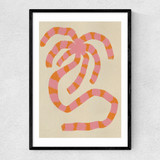 Solo Summer Palm Narrow Black Frame