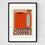 How Do You Take Your Coffee Narrow Black Frame