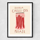 Extra Chilli Oil Narrow Black Frame