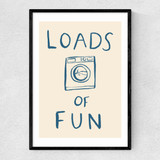 Loads Of Fun Narrow Black Frame
