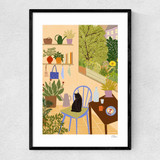 Patio Dreams Narrow Black Frame