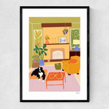 Woodland Home Narrow Black Frame